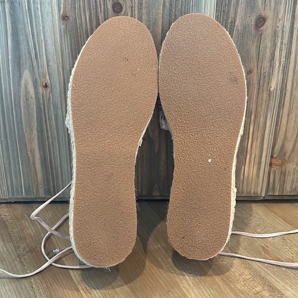 Susina Flat Time Lace Up Sandals Size 8 Tan Suede - Picture 8 of 8